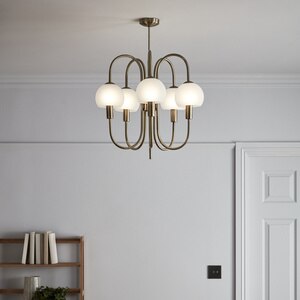 Lustra tip pendul, Auriu, 28 W, 5 x E14 GoodHome Gammont Lustra tip pendul, Auriu, 28 W, 5 x E14 GoodHome Gammont