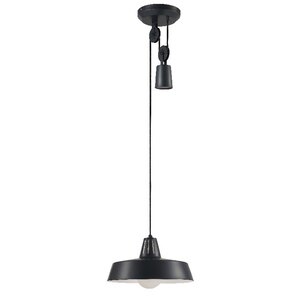 Lustra tip pendul, Negru, 60 W, 1 x E27 GoodHome Yarra Lustra tip pendul, Negru, 60 W, 1 x E27 GoodHome Yarra