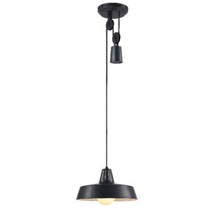 Lustra tip pendul, Negru, 60 W, 1 x E27 GoodHome Yarra Lustra tip pendul, Negru, 60 W, 1 x E27 GoodHome Yarra