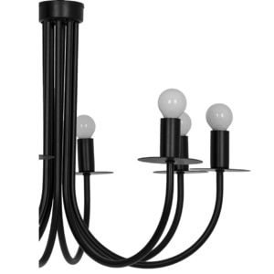 Candelabru, Negru, 28 W, 8 x E14 GoodHome Mashatu Candelabru, Negru, 28 W, 8 x E14 GoodHome Mashatu