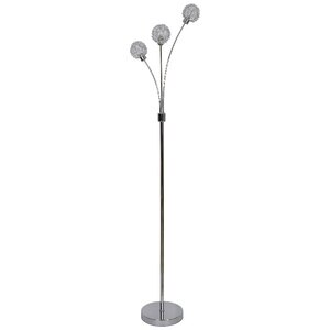 Lampadar Argintiu, G9, 40 W, 165 cm GoodHome Phaidros Lampadar Argintiu, G9, 40 W, 165 cm GoodHome Phaidros