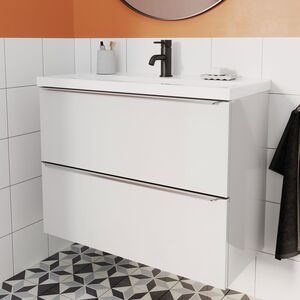 Masca lavoar GoodHome Imandra, suspendata, 80 x 36 x 60 cm, alb Masca lavoar GoodHome Imandra, suspendata, 80 x 36 x 60 cm, alb
