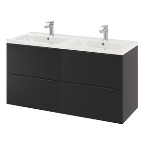 Masca lavoar GoodHome Imandra, suspendata, 120 x 45 x 60 cm, negru Masca lavoar GoodHome Imandra, suspendata, 120 x 45 x 60 cm, negru