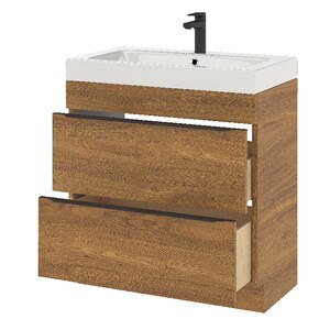 Masca lavoar GoodHome Imandra, 80 x 45 x 82 cm, nuc Masca lavoar GoodHome Imandra, 80 x 45 x 82 cm, nuc
