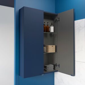 Dulap baie GoodHome Imandra, suspendat, 60 x 15 x 90 cm, albastru Dulap baie GoodHome Imandra, suspendat, 60 x 15 x 90 cm, albastru