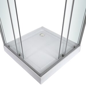 Cabina dus standard Arkell, patrata, 80 x 80 x 192 cm, sticla securizata 4mm, profil crom Cabina dus standard Arkell, patrata, 80 x 80 x 192 cm, sticla securizata 4mm, profil crom