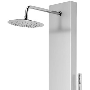 Panel dus GOODHOME Tanvia, hidromasaj, baterie monocomanda, 120 cm, gri Panel dus GOODHOME Tanvia, hidromasaj, baterie monocomanda, 120 cm, gri