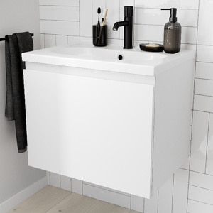 Masca lavoar GoodHome Levanna, suspendata, 60 x 45 x 48 cm, alb Masca lavoar GoodHome Levanna, suspendata, 60 x 45 x 48 cm, alb