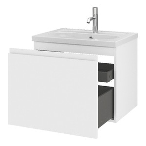 Masca lavoar GoodHome Levanna, suspendata, 60 x 45 x 48 cm, alb Masca lavoar GoodHome Levanna, suspendata, 60 x 45 x 48 cm, alb