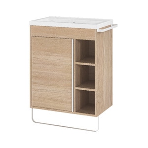 Masca lavoar GoodHome Maza, MDF, 65 x 36 x 82 cm, natur Masca lavoar GoodHome Maza, MDF, 65 x 36 x 82 cm, natur