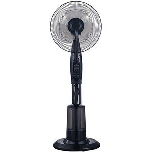 Ventilator cu pulverizare, 3 trepte de viteza, 75W, negru Ventilator cu pulverizare, 3 trepte de viteza, 75W, negru