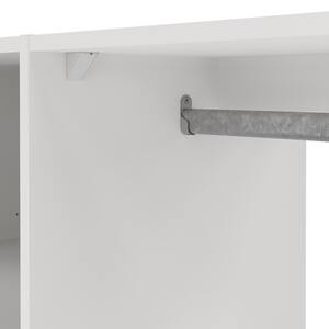Dulap OEB Neutral Matai, 5 rafturi, 1 bara umerase, alb, 200x130x45 cm Dulap OEB Neutral Matai, 5 rafturi, 1 bara umerase, alb, 200x130x45 cm