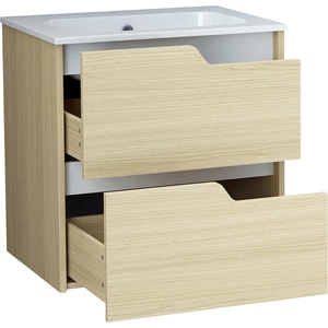 Set baza cu lavoar Tolima, 60 cm, stejar Set baza cu lavoar Tolima, 60 cm, stejar