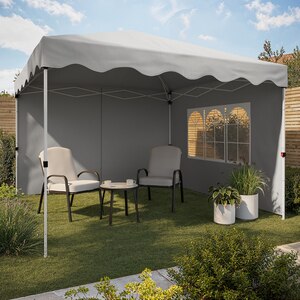 Pavilion GOODHOME Evodia Pop, 3 x 3m, alb Pavilion GOODHOME Evodia Pop, 3 x 3m, alb