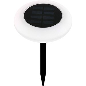 Lampa solara LED RGB, plastic, negru Lampa solara LED RGB, plastic, negru