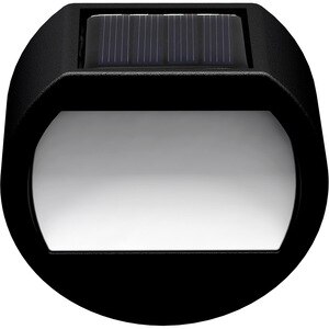 Aplica solara, 0.021 W, IP44, 3000K, plastic, negru Aplica solara, 0.021 W, IP44, 3000K, plastic, negru
