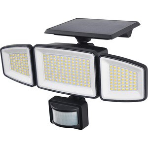 Proiector solar cu senzor, 4 W, 800lm, 5000K, IP54, plastic, negru Proiector solar cu senzor, 4 W, 800lm, 5000K, IP54, plastic, negru