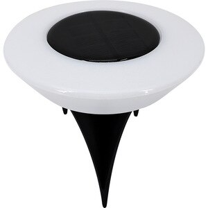 Lampa solara LED, 0.07W, 6 lm, 3000K, IP44, plastic, negru Lampa solara LED, 0.07W, 6 lm, 3000K, IP44, plastic, negru