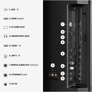 Televizor LED Smart HISENSE 50A6S, Ultra HD 4K, HDR, 126cm Televizor LED Smart HISENSE 50A6S, Ultra HD 4K, HDR, 126cm