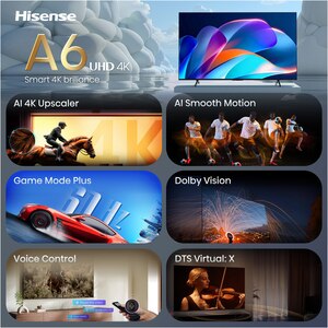 Televizor LED Smart HISENSE 50A6S, Ultra HD 4K, HDR, 126cm Televizor LED Smart HISENSE 50A6S, Ultra HD 4K, HDR, 126cm