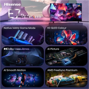 Televizor HI-QLED Smart HISENSE 50E7S PRO, Ultra HD 4K, HDR, 126cm Televizor HI-QLED Smart HISENSE 50E7S PRO, Ultra HD 4K, HDR, 126cm