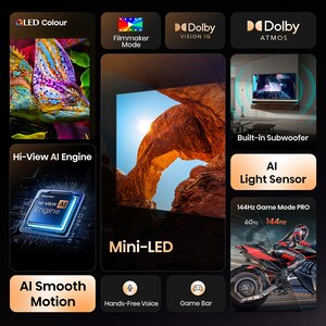 Televizor Mini-LED ULED Smart HISENSE 50U7Q, Ultra HD 4K,126cm Televizor Mini-LED ULED Smart HISENSE 50U7Q, Ultra HD 4K,126cm