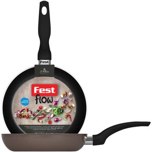 Tigaie non-stick FEST Flow, 22cm, aluminiu, maro Tigaie non-stick FEST Flow, 22cm, aluminiu, maro