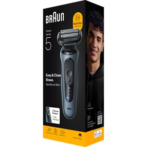 Aparat de ras BRAUN Series 5 52-A1000S, autonomie 50 min, albastru Aparat de ras BRAUN Series 5 52-A1000S, autonomie 50 min, albastru
