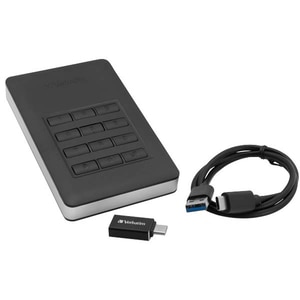 Hard Disk extern VERBATIM Store 'n' Go Keypad Access, 1TB, USB 3.1, negru Hard Disk extern VERBATIM Store 'n' Go Keypad Access, 1TB, USB 3.1, negru