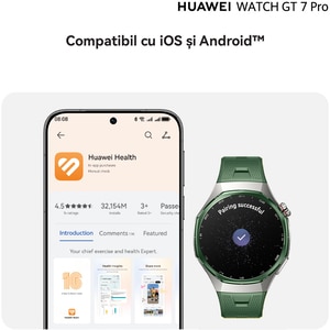 Smartwatch HUAWEI Watch GT 7 Pro, 46mm, GPS, Android/iOS, Black Smartwatch HUAWEI Watch GT 7 Pro, 46mm, GPS, Android/iOS, Black