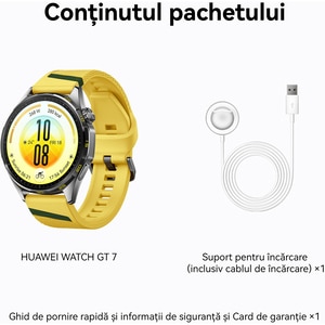 Smartwatch HUAWEI Watch GT 7, 46mm, GPS, Android/iOS, Yellow Smartwatch HUAWEI Watch GT 7, 46mm, GPS, Android/iOS, Yellow