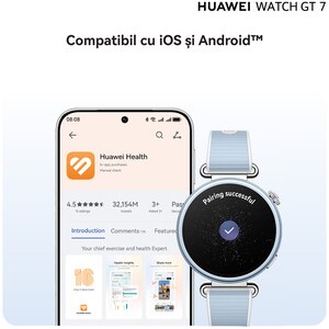 Smartwatch HUAWEI Watch GT 7, 41mm, GPS, Android/iOS, Blue Smartwatch HUAWEI Watch GT 7, 41mm, GPS, Android/iOS, Blue