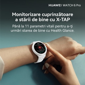 Smartwatch HUAWEI Watch 6 Pro Space Edition, 46mm, LTE, Wi-Fi, Android/iOS, Black Smartwatch HUAWEI Watch 6 Pro Space Edition, 46mm, LTE, Wi-Fi, Android/iOS, Black