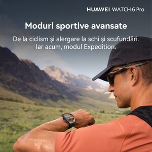 Smartwatch HUAWEI Watch 6 Pro Space Edition, 46mm, LTE, Wi-Fi, Android/iOS, Black Smartwatch HUAWEI Watch 6 Pro Space Edition, 46mm, LTE, Wi-Fi, Android/iOS, Black
