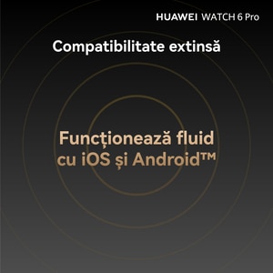 Smartwatch HUAWEI Watch 6 Pro Space Edition, 46mm, LTE, Wi-Fi, Android/iOS, Black Smartwatch HUAWEI Watch 6 Pro Space Edition, 46mm, LTE, Wi-Fi, Android/iOS, Black
