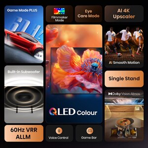 Televizor QLED Smart HISENSE 55A7Q, Ultra HD 4k, 139cm Televizor QLED Smart HISENSE 55A7Q, Ultra HD 4k, 139cm