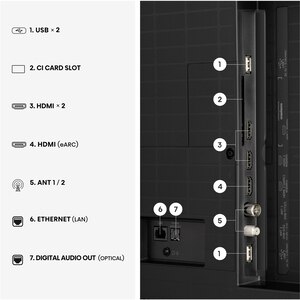 Televizor HI-QLED Smart HISENSE 55A7S, Ultra HD 4K, HDR, 139cm Televizor HI-QLED Smart HISENSE 55A7S, Ultra HD 4K, HDR, 139cm