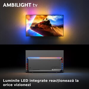 Televizor OLED Smart PHILIPS 55OLED770, Ultra HD 4K, HDR10+, 139cm Televizor OLED Smart PHILIPS 55OLED770, Ultra HD 4K, HDR10+, 139cm