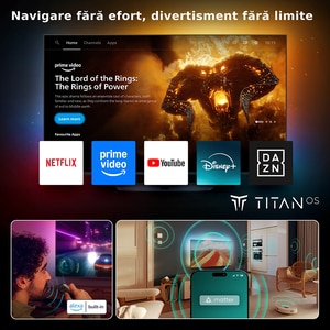 Televizor OLED Smart PHILIPS 55OLED770, Ultra HD 4K, HDR10+, 139cm Televizor OLED Smart PHILIPS 55OLED770, Ultra HD 4K, HDR10+, 139cm