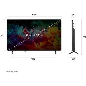 Televizor QNEDMini LEDLG 55QNED72B3B, Ultra HD 4K, 138 cm Televizor QNEDMini LEDLG 55QNED72B3B, Ultra HD 4K, 138 cm