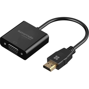 Adaptor HDMI-VGA PROMATE proLink-H2V, placat aur, negru Adaptor HDMI-VGA PROMATE proLink-H2V, placat aur, negru