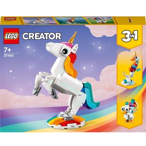 LEGO Creator 3in1: Unicorn magic 31140, 7 ani+, 145 piese LEGO Creator 3in1: Unicorn magic 31140, 7 ani+, 145 piese