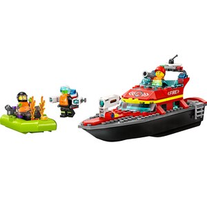 LEGO City: Barca de salvare a pompierilor 60373, 5 ani+, 144 piese LEGO City: Barca de salvare a pompierilor 60373, 5 ani+, 144 piese
