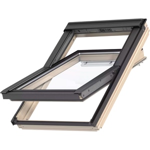 Fereastra mansarda VELUX Basic GZL MK06, lemn, operare de sus, 78 x 118 cm, gri antracit Fereastra mansarda VELUX Basic GZL MK06, lemn, operare de sus, 78 x 118 cm, gri antracit