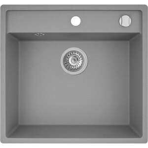 Pachet chiuveta PYRAMIS Pyrsoft Magico Square, compozit granit + baterie, gri Pachet chiuveta PYRAMIS Pyrsoft Magico Square, compozit granit + baterie, gri