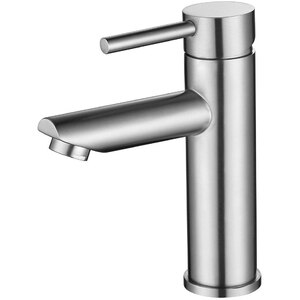 Baterie lavoar Pole, monocomanda, inox, finisaj satinat Baterie lavoar Pole, monocomanda, inox, finisaj satinat