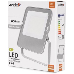 Lampa de lucru AVIDE AILFLNW-50W, 50W, 8000lm, argintiu Lampa de lucru AVIDE AILFLNW-50W, 50W, 8000lm, argintiu