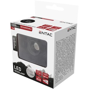 Lanterna LED frontala ENTAC EHL-ZH-10W-R, 1200LM, IP65, gri Lanterna LED frontala ENTAC EHL-ZH-10W-R, 1200LM, IP65, gri