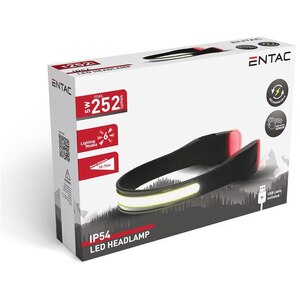 Lanterna LED frontala ENTAC EHL-RE-2LED-C-LED, 5W, 252LM, IP54, Senzor miscare, negru Lanterna LED frontala ENTAC EHL-RE-2LED-C-LED, 5W, 252LM, IP54, Senzor miscare, negru
