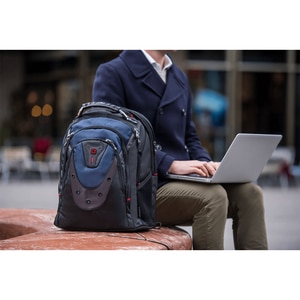 Rucsac laptop WENGER Ibex, 17", negru-albastru Rucsac laptop WENGER Ibex, 17", negru-albastru
